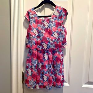 Well loved Hello Kitty dress - size 4/5